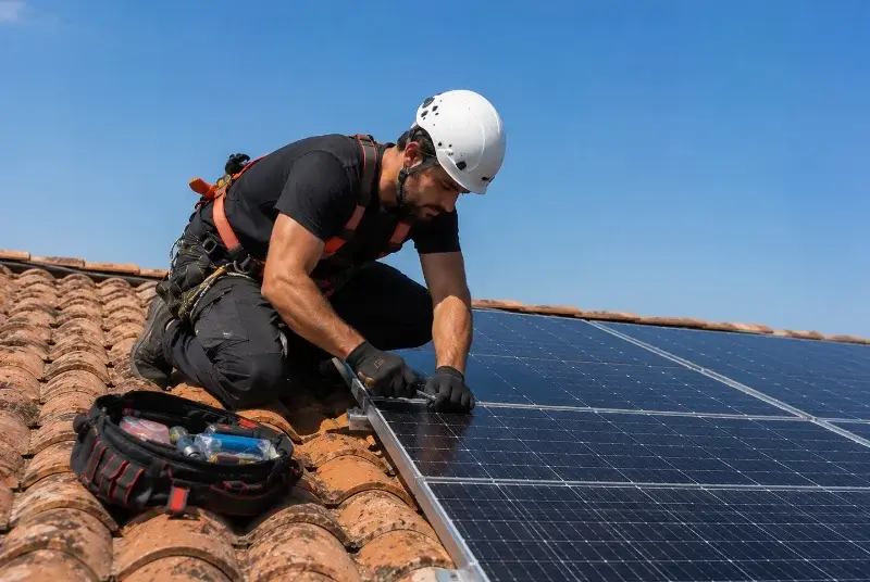 Maintenance et monitoring de panneaux solaires à Laurac